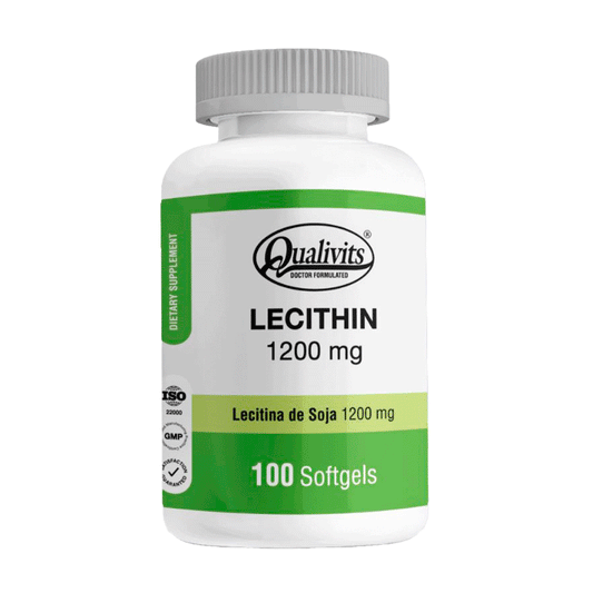 Lecitina de Soja 1200 mg x 100 Cápsulas | Qualivits