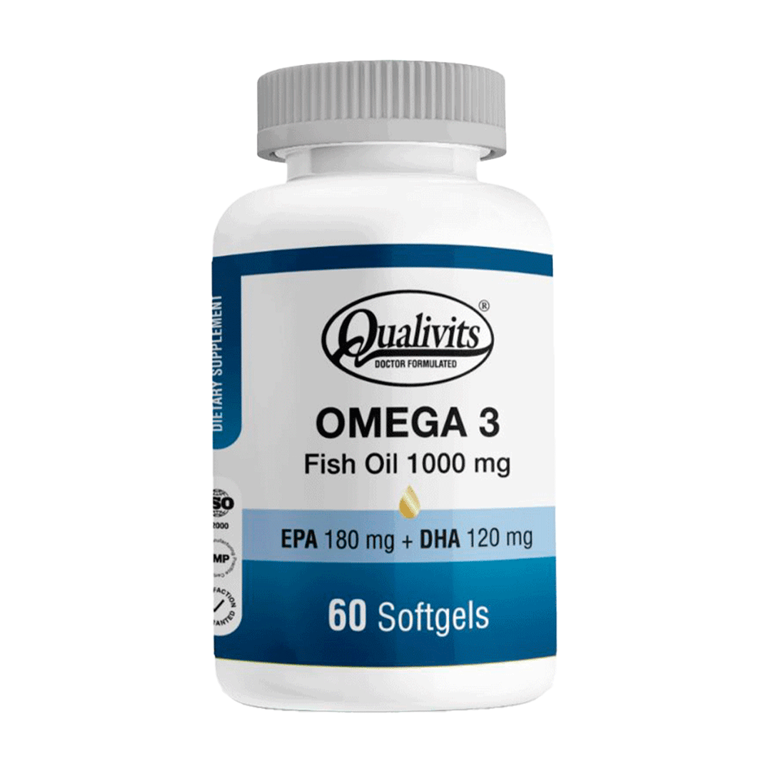 Omega 3 Fish Oil x 60 Cápsulas | Qualivits