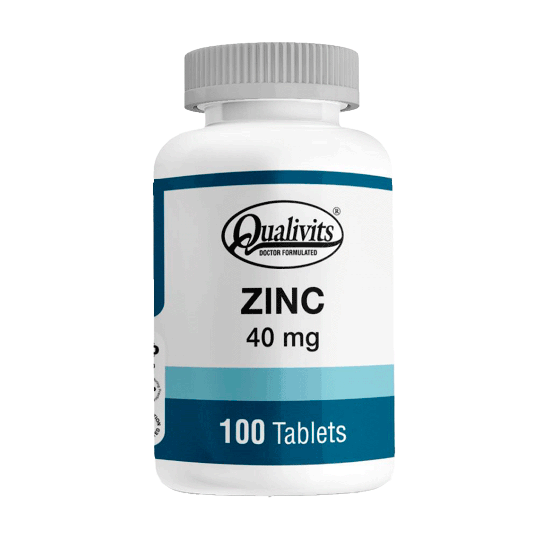 Zinc 40 Mg x 100 Tabletas | Qualivits