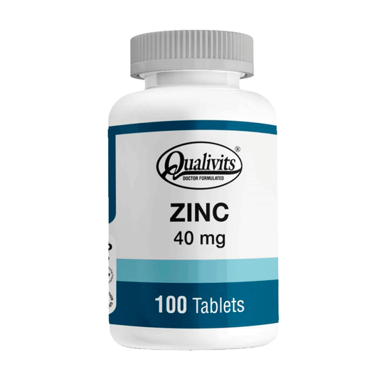 Zinc 40 Mg x 100 Tabletas | Qualivits