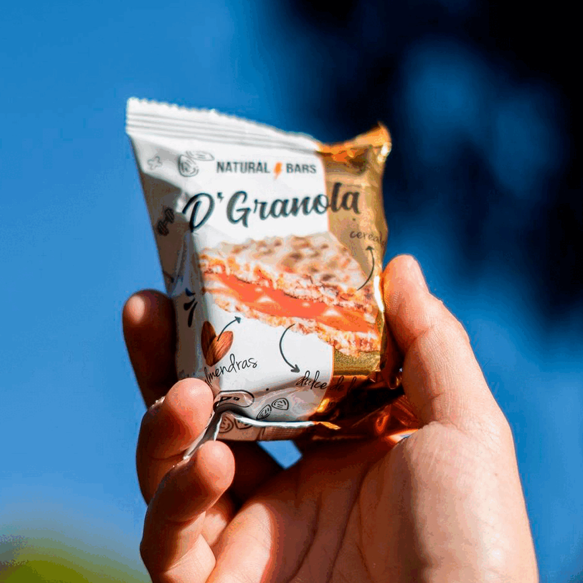 Alfajores D´Granola Chocolate Blanco - Caja x8 | Natural Bars