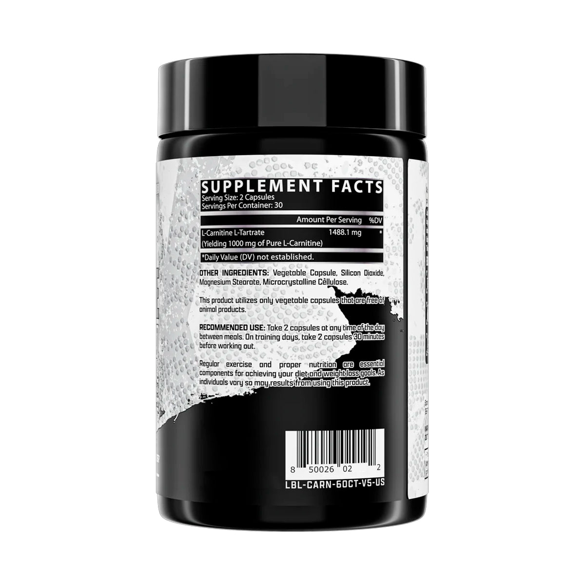 L- Carnitina 1000 x 60 Cápsulas | Nutrex