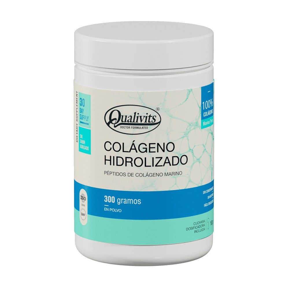 Colágeno Marino Hidrolizado en Polvo 300 Grs | Qualivits