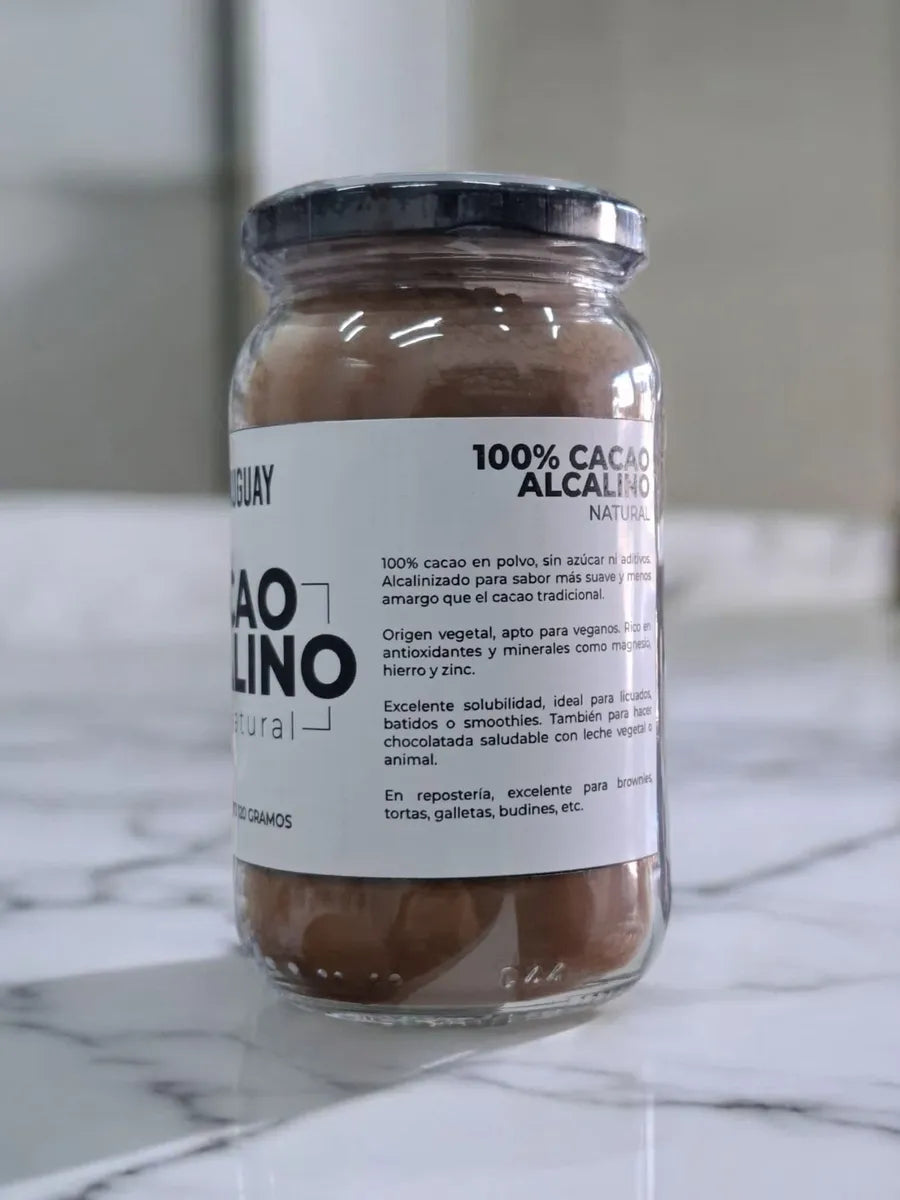 Cacao Alcalino 100% Puro - 120 Gramos | Odín Uruguay
