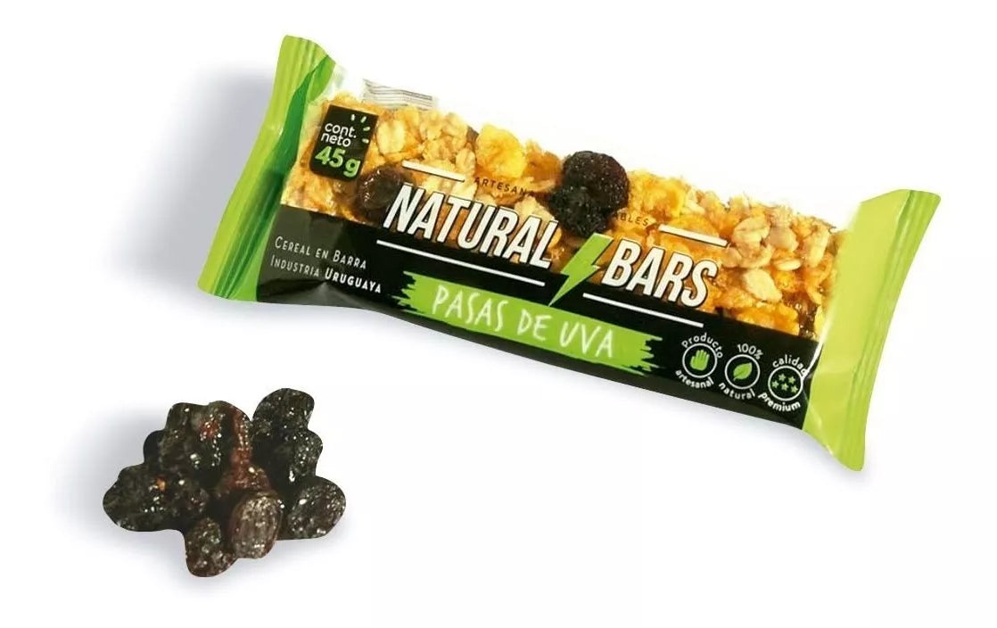 Barritas de Pasas de Uva x 1 Unidad | Natural Bars