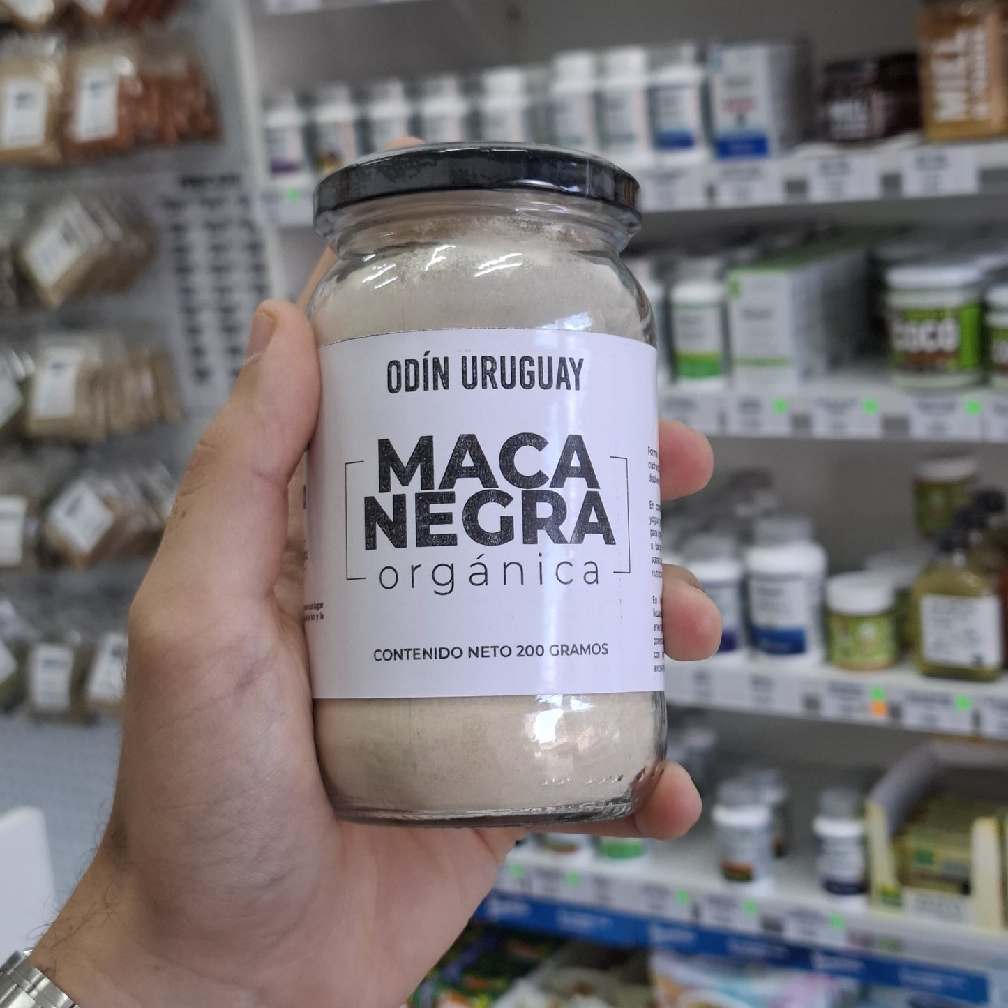 Maca Negra Peruana Orgánica 200 Gramos | Odín Uruguay