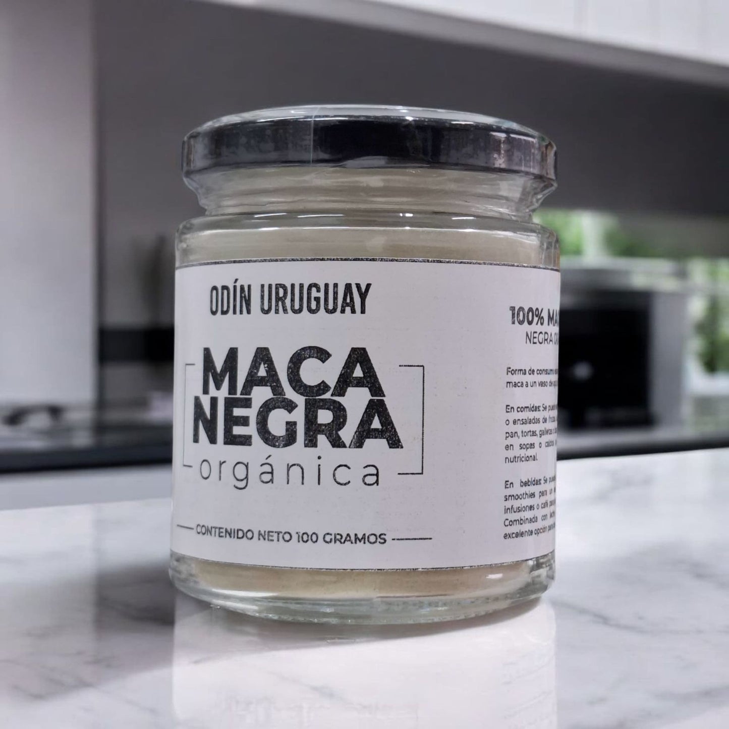 Maca Negra Peruana Orgánica 100 Gramos | Odín Uruguay
