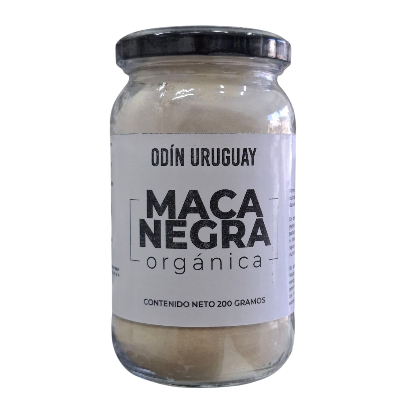 Maca Negra Peruana Orgánica 200 Gramos | Odín Uruguay