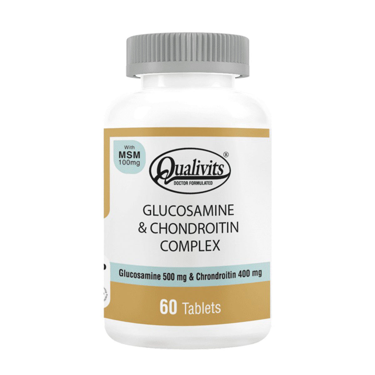 Complejo de Glucosamina y Condroitina x 60 Tabletas | Qualivits