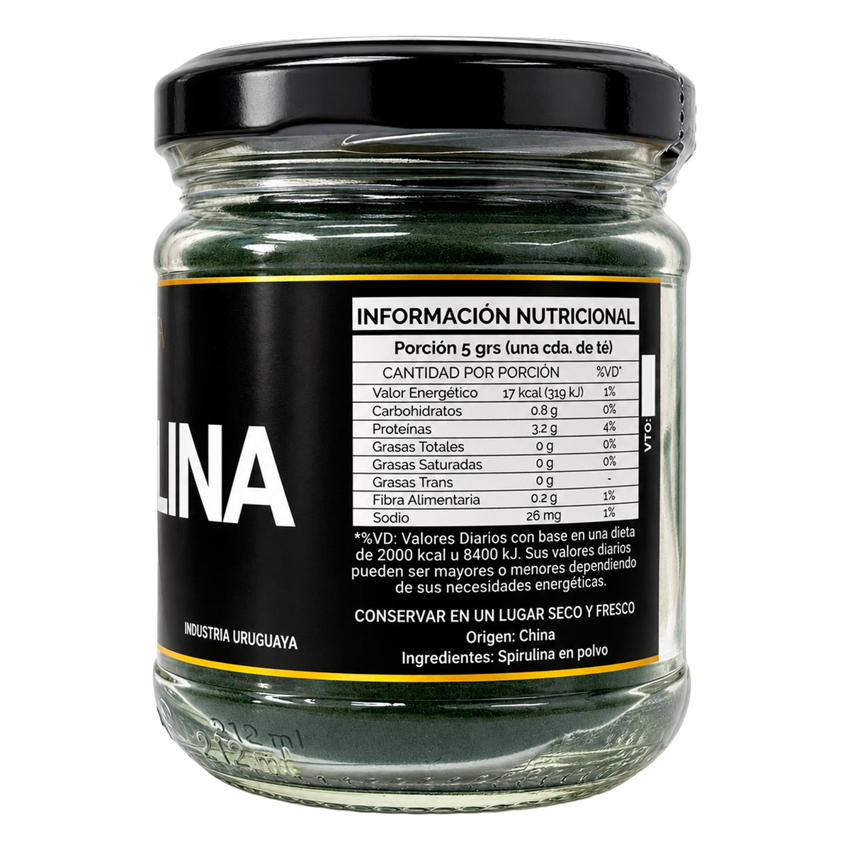 Spirulina en Polvo 100 Gramos | Nutrivita