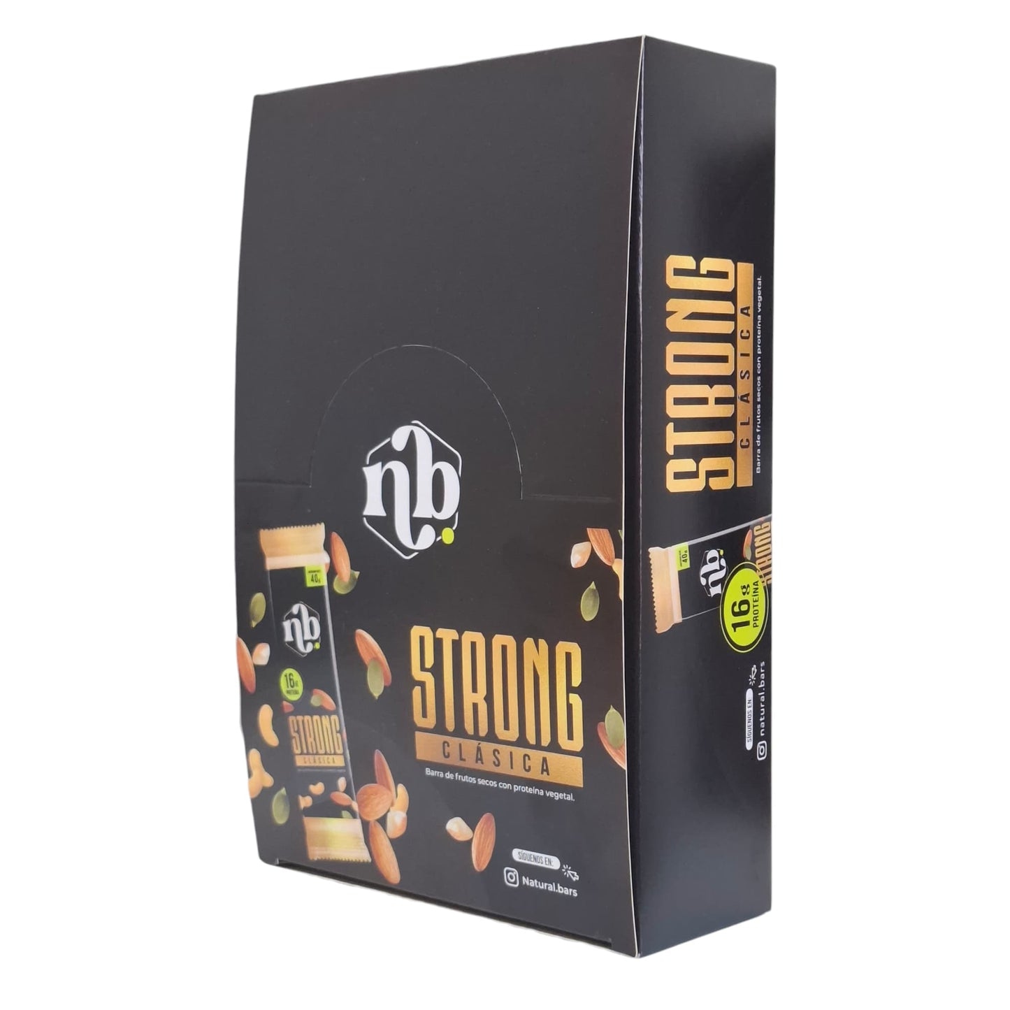 Barrita de Proteína Strong - Caja x12 | Natural Bars