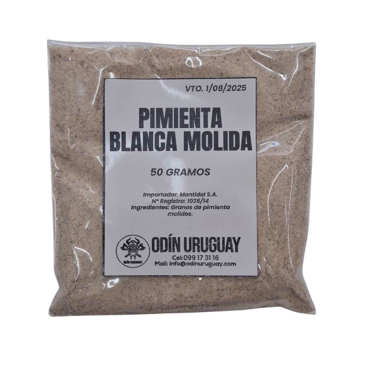 Pimienta Blanca Molida | Odín Uruguay