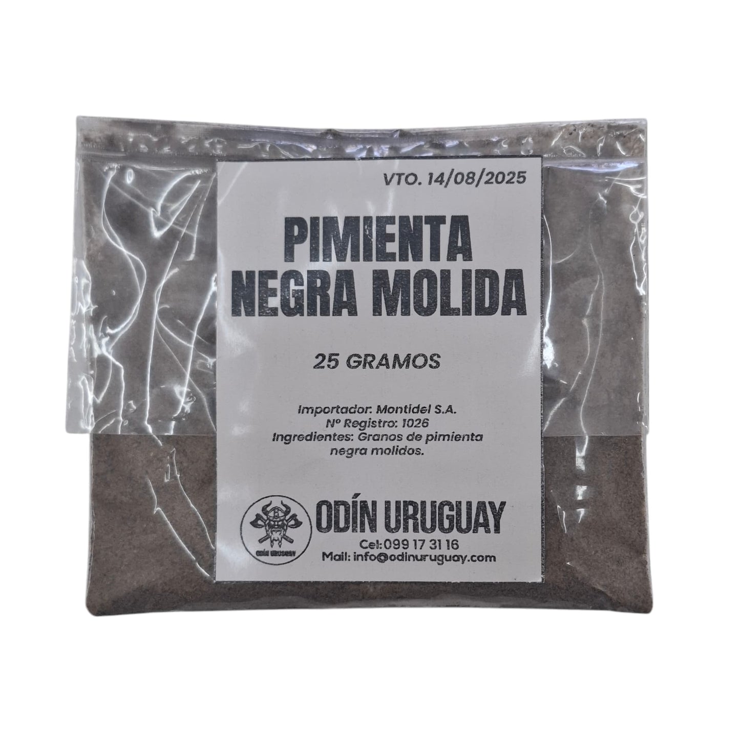 Pimienta Negra Molida | Odín Uruguay