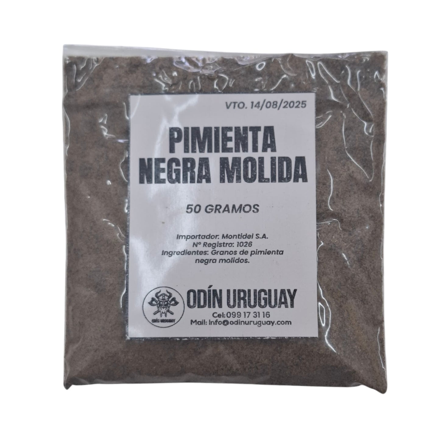 Pimienta Negra Molida | Odín Uruguay