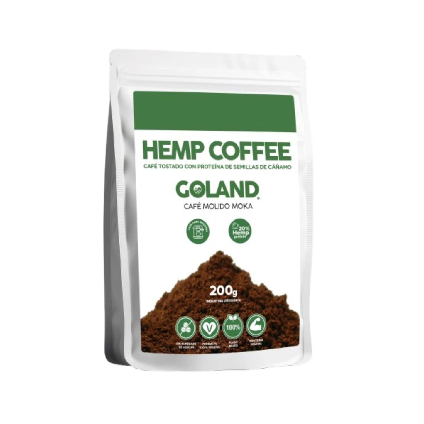 Café con Proteína de Semillas de Cáñamo 200 grs | Goland