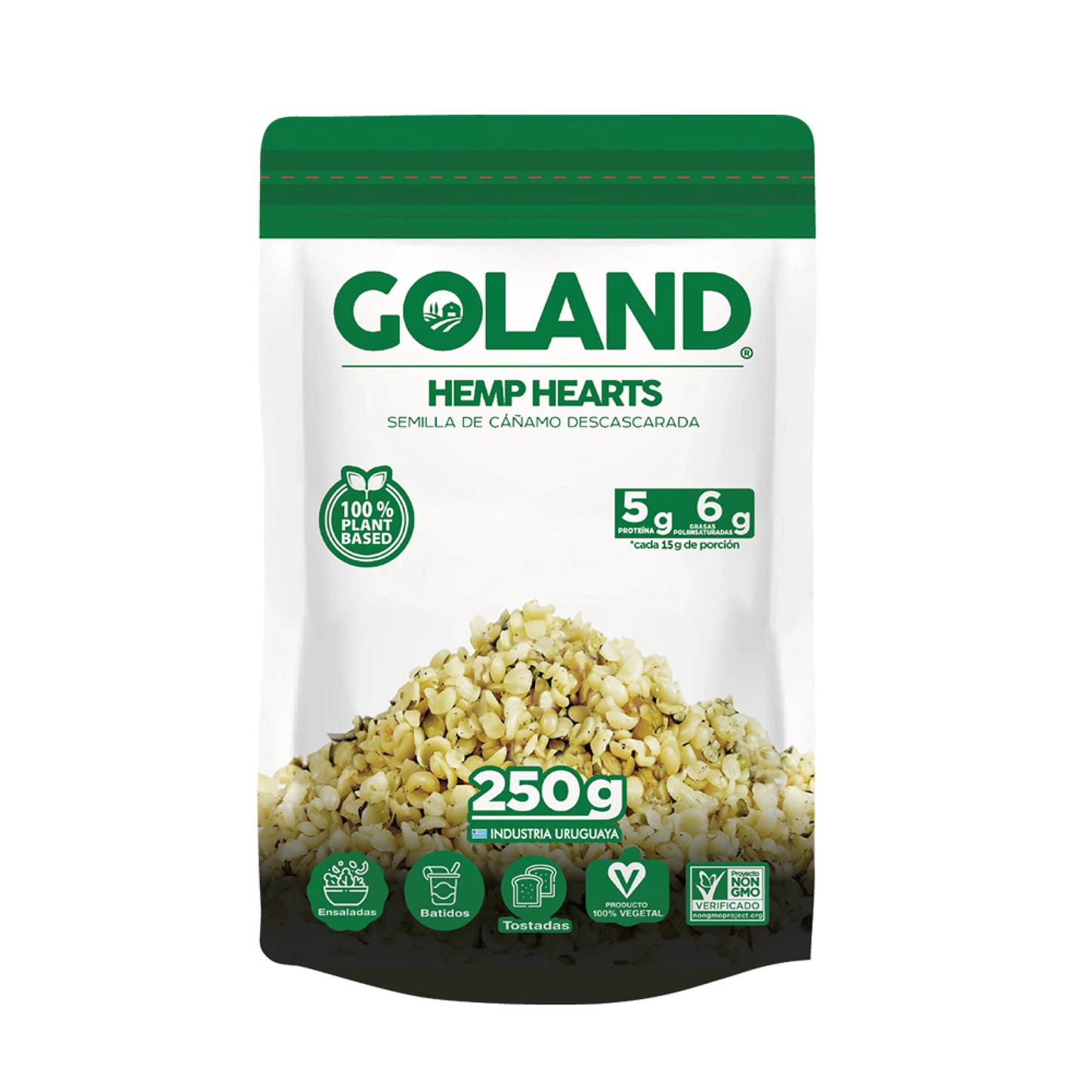Semillas de Cáñamo Descascaradas 250 grs | Goland
