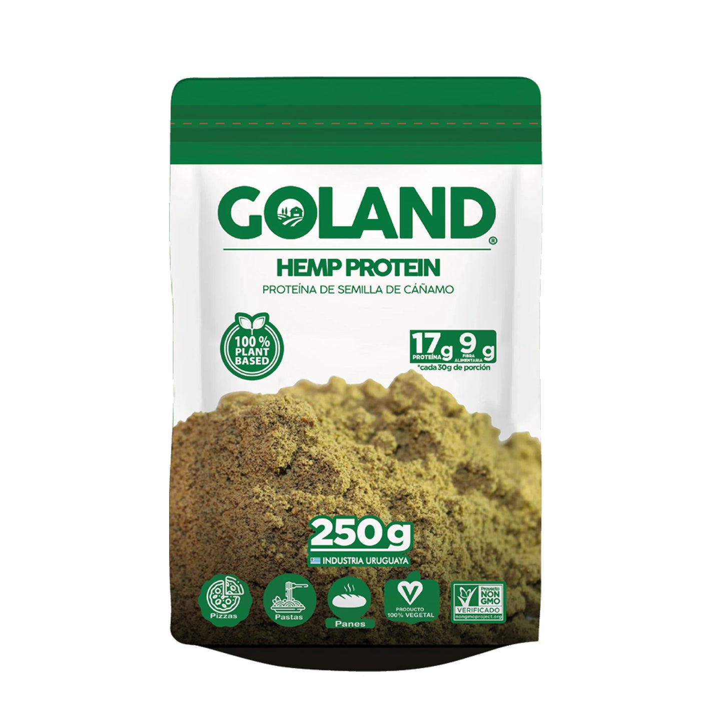 Proteína Vegana de Semillas de Cáñamo 250 grs | Goland
