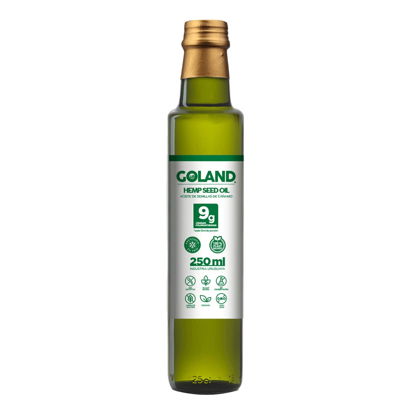 Aceite de Semillas Cáñamo Vegano 250 mL | Goland