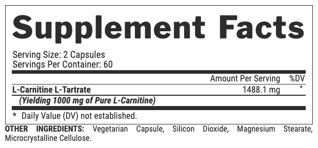Lipo 6 Carnitina 120 Cápsulas | Nutrex Research