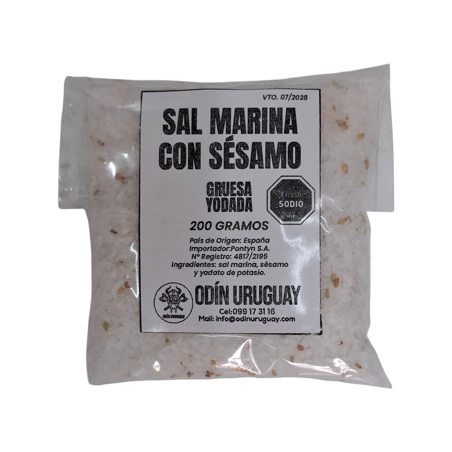 Sal Marina Gruesa Con Sésamo | Odín Uruguay