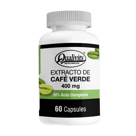 Extracto de Café Verde 400 mg x 60 Cápsulas | Qualivits