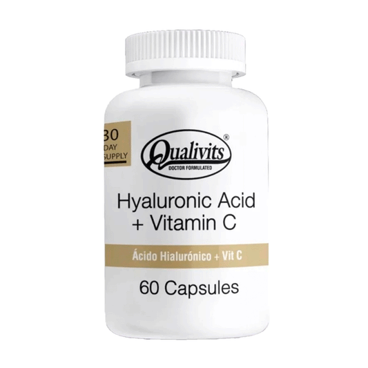 Ácido Hialurónico + Vitamina C x 60 Cápsulas | Qualivits