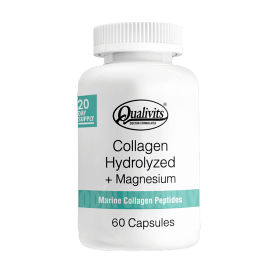 Colágeno Hidrolizado + Magnesio x 60 Cápsulas | Qualivits