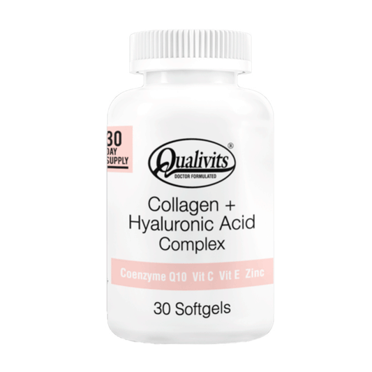 Colágeno Hidrolizado + Ácido Hialurónico x 30 Cáps | Qualivits
