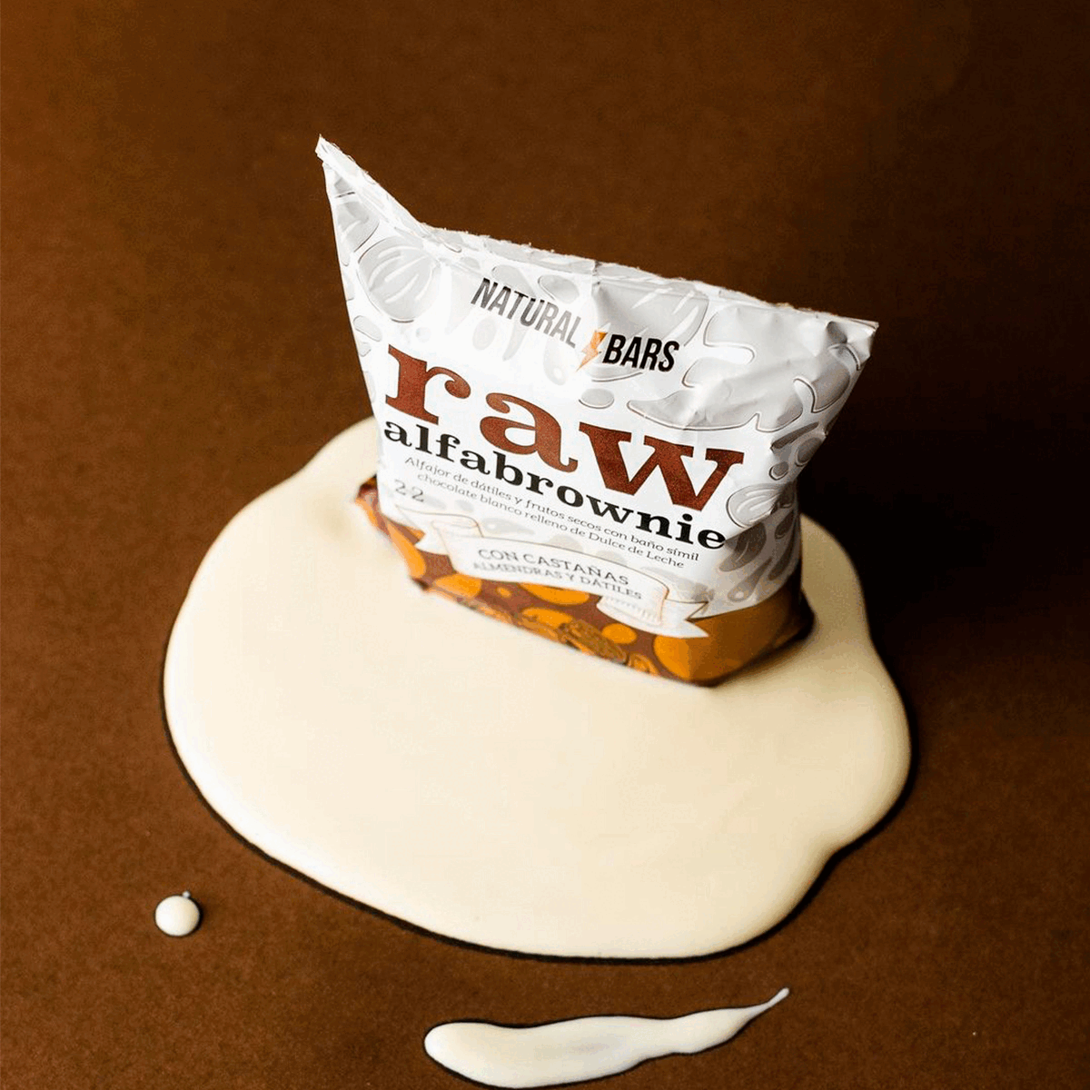 Alfajores Raw Alfabrownie de Chocolate - Caja x8 | Natural Bars