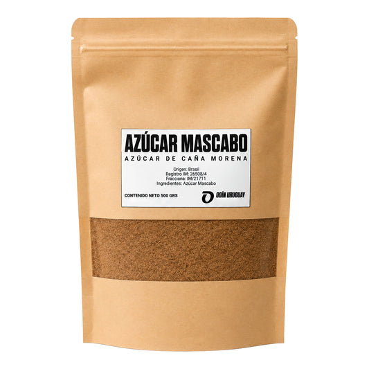 Azúcar Mascabo de Caña Morena Sin Refinar - 500 Gramos | Odín Uruguay