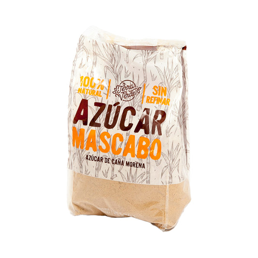 Azúcar Mascabo 100% Natural Caña Morena 500 Gramos | Terra Verde