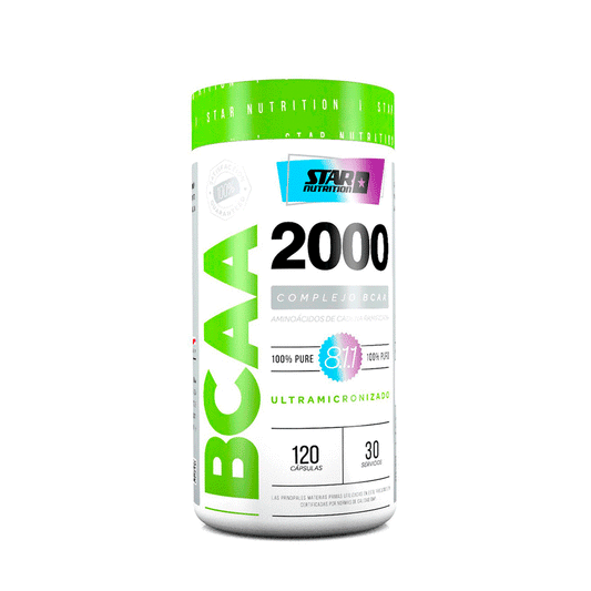BCAA 2000 x 120 Cápsulas | Star Nutrition