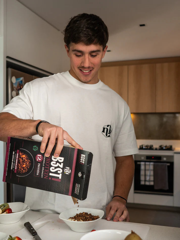 Granola Proteica B3ST 300 gramos VEGANA - Chocolate Amargo | Natural Bars