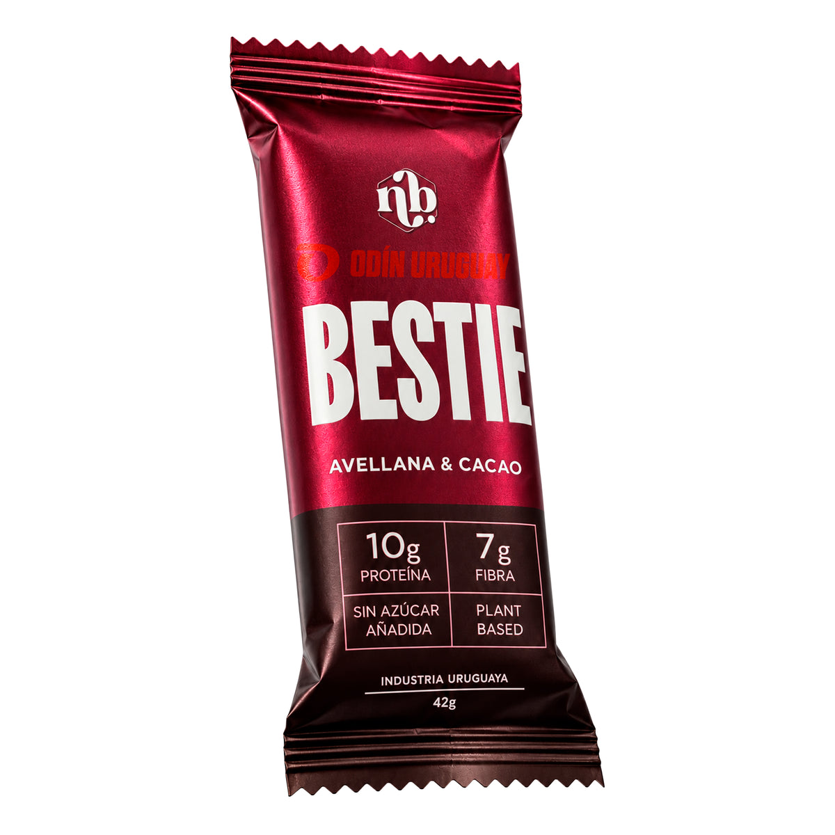 Barra Proteica Best Bestie Avellana y Cacao - Caja x 12 | Natural Bars