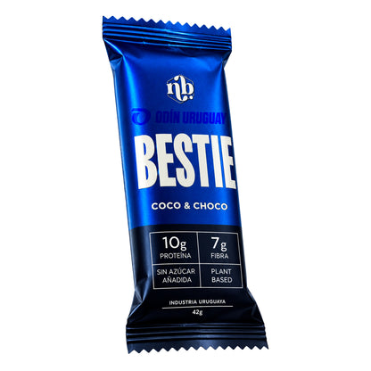 Barra Proteica Best Bestie Coco y Chocolate - Caja x 12 | Natural Bars