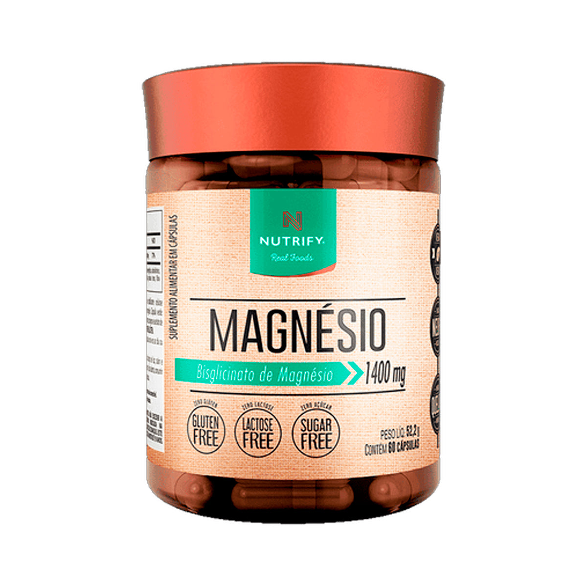Bisglicinato de Magnesio x 60 Cápsulas | Nutrify