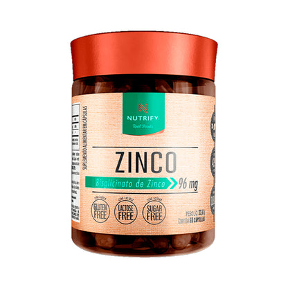 Bisglicinato de Zinc x 60 Cápsulas | Nutrify