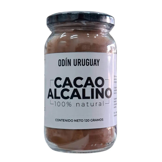Cacao Alcalino 100% Puro - 120 Gramos | Odín Uruguay