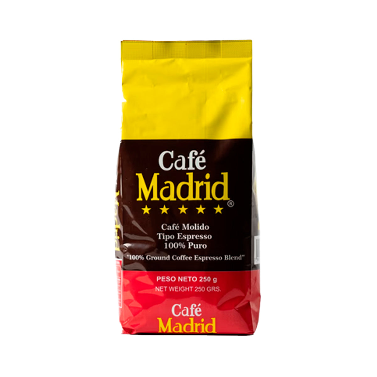 Café Madrid Molido 100% Puro Tipo Espresso 250 Gramos | Terra Verde