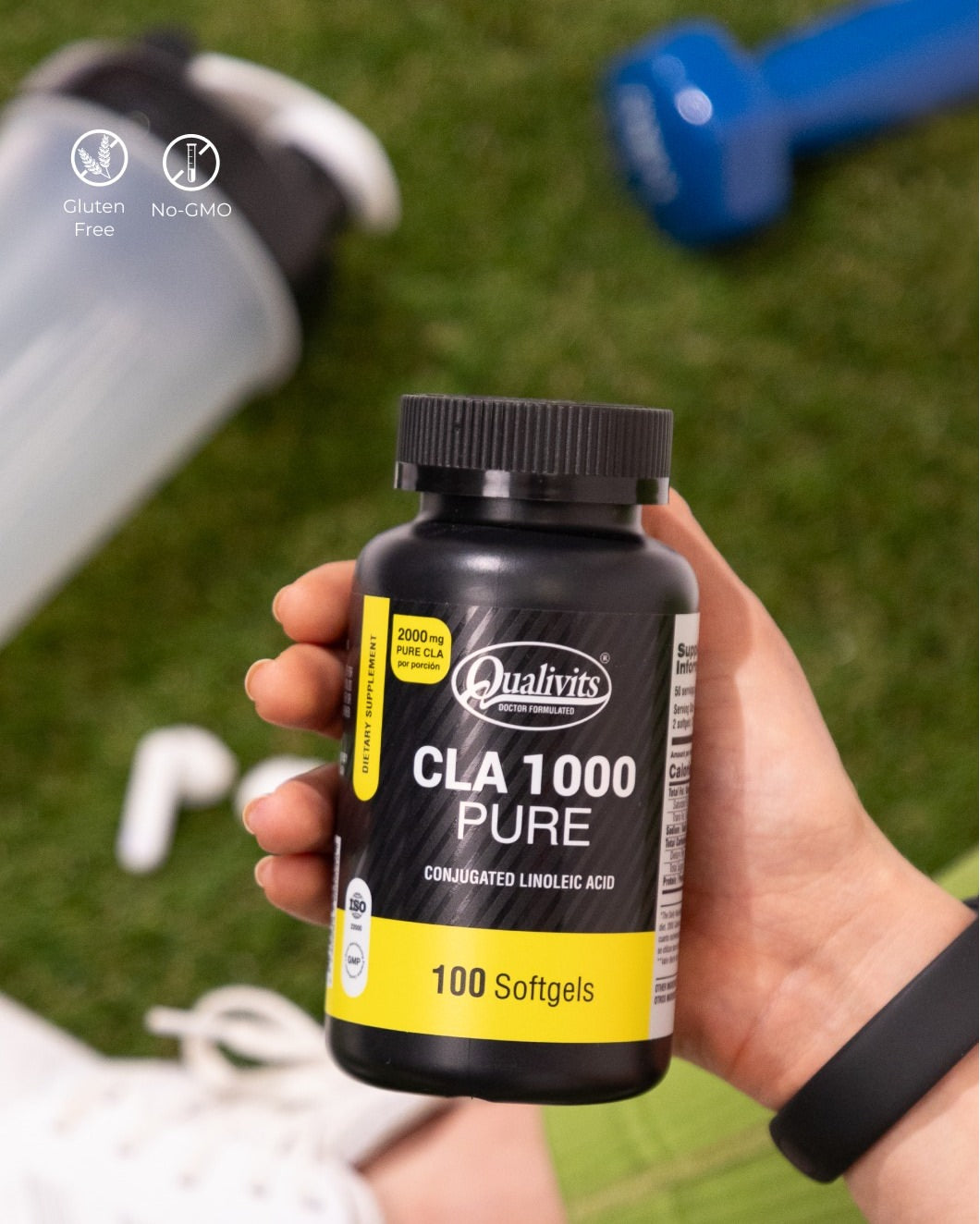 CLA Pure 1000 Mg x 100 Cápsulas | Qualivits