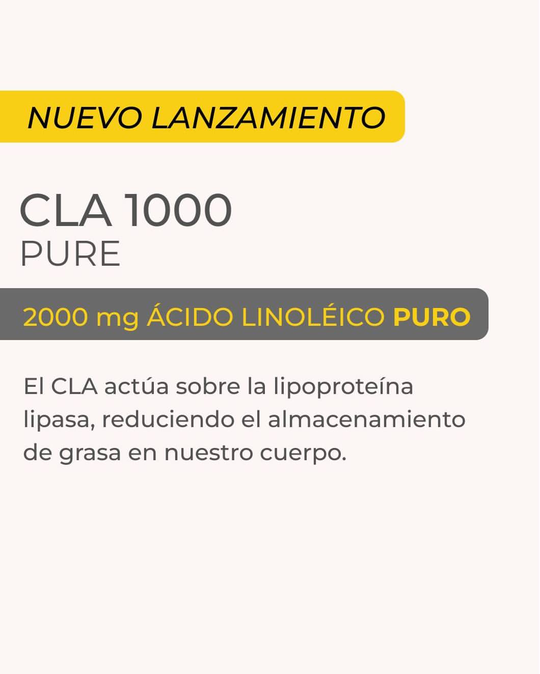 CLA Pure 1000 Mg x 100 Cápsulas | Qualivits