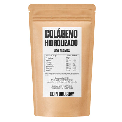 Colágeno Hidrolizado 500 Gramos | Odín Uruguay