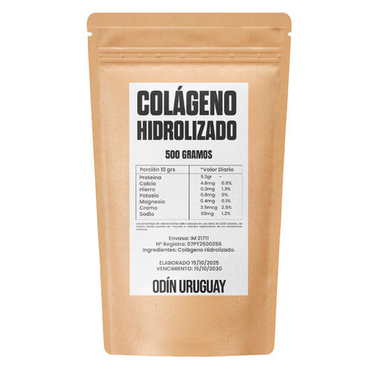 Colágeno Hidrolizado 500 Gramos | Odín Uruguay