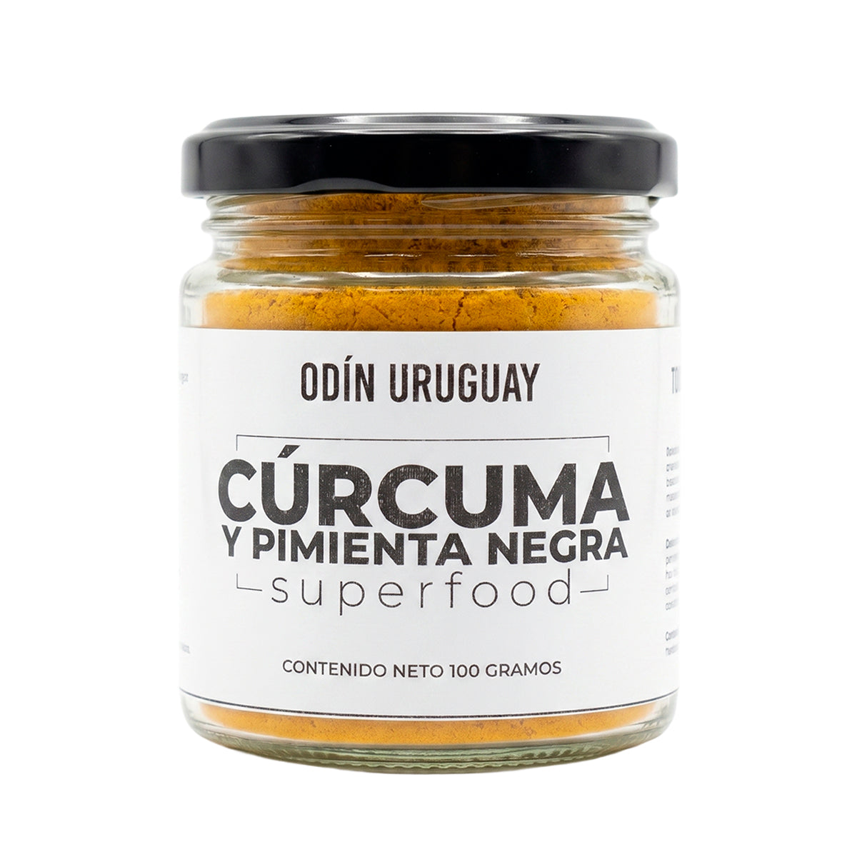 Cúrcuma y Pimienta Negra 100 Gramos | Odín Uruguay
