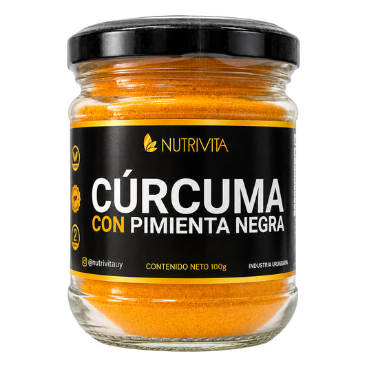 Cúrcuma y Pimienta Negra 100 Gramos | Nutrivita