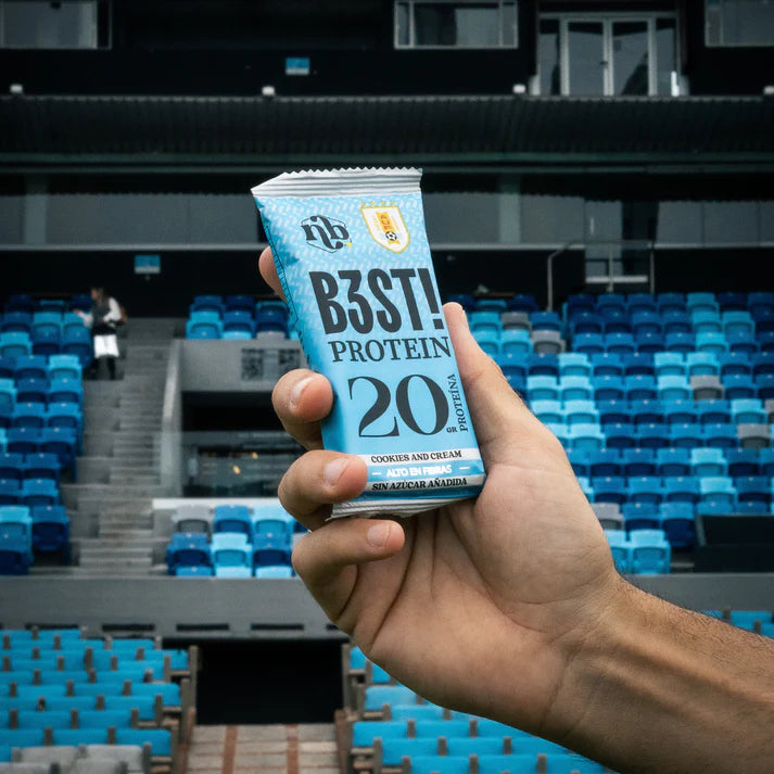 Barra B3ST de Proteína Cookie & Cream x 1 URUGUAY | Natural Bars Best