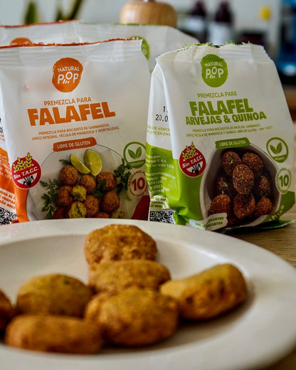 Premezcla para Falafel de Arvejas y Quinoa 10 Porciones | Natural Pop