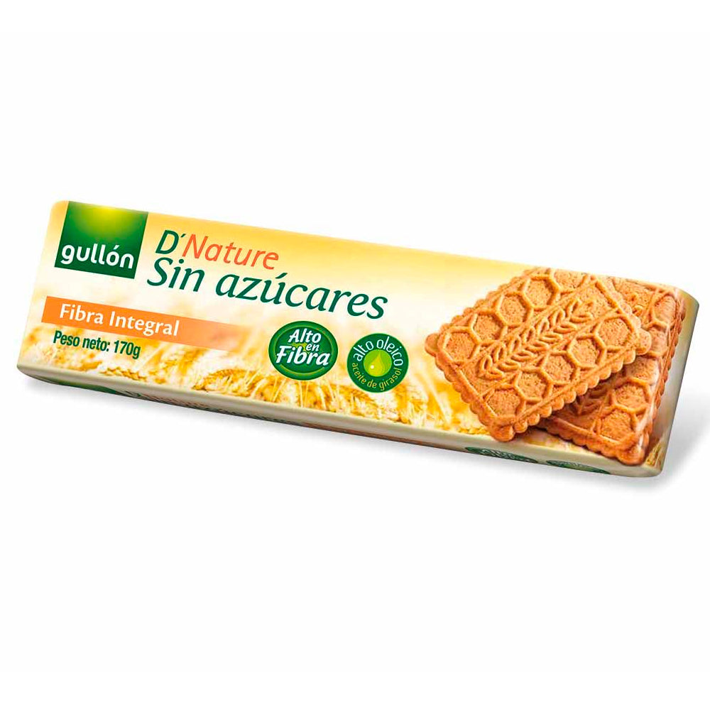 Galletas de Fibra Integral Sin Azucares 170 Gramos | Gullón