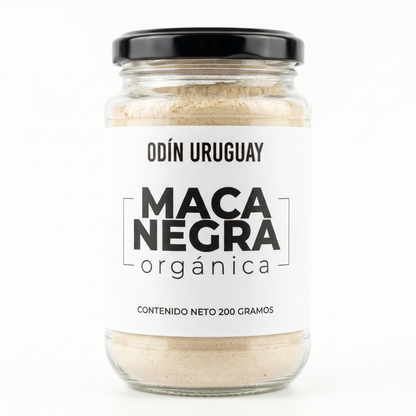 Maca Negra Peruana Orgánica 200 Gramos | Odín Uruguay