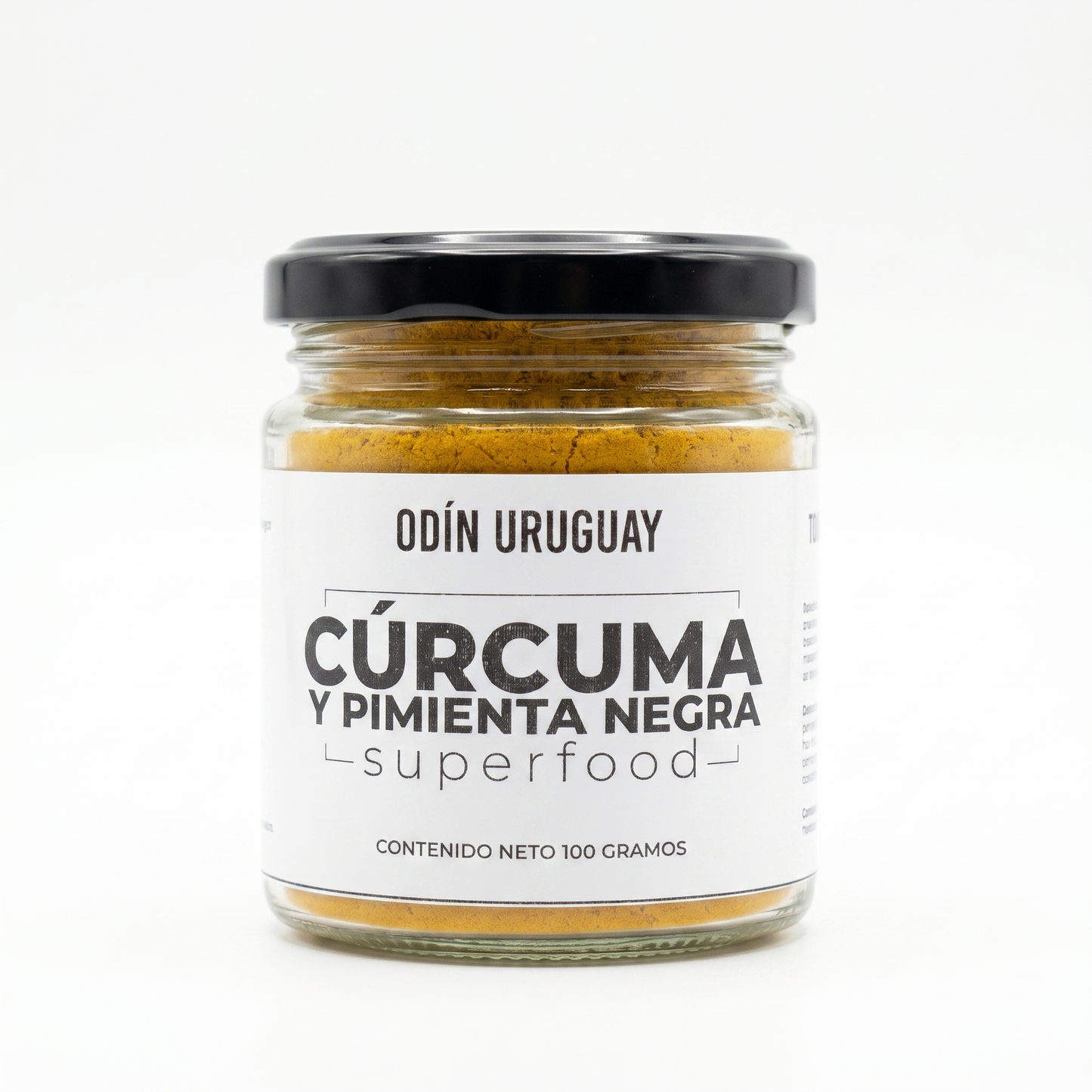 Cúrcuma y Pimienta Negra 100 Gramos | Odín Uruguay